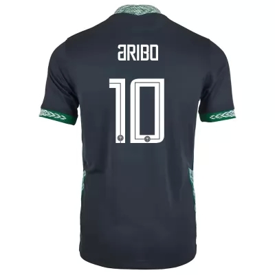 Mujer Selección De Fútbol De Nigeria Camiseta Joe Aribo #10 2ª Equipación Negro 2021 Chile