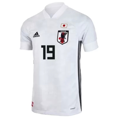 Mujer Selección de fútbol de Japón Camiseta Hiroki Sakai #19 2ª Equipación Blanco 2021 Chile