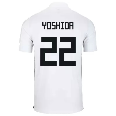 Mujer Selección de fútbol de Japón Camiseta Maya Yoshida #22 2ª Equipación Blanco 2021 Chile