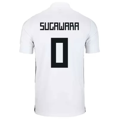 Mujer Selección de fútbol de Japón Camiseta Yukinari Sugawara #0 2ª Equipación Blanco 2021 Chile