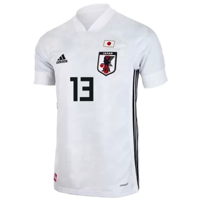 Mujer Selección De Fútbol De Japón Camiseta Kento Hashimoto #13 2ª Equipación Blanco 2021 Chile