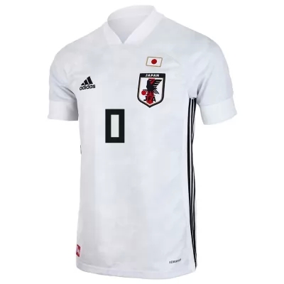 Mujer Selección de fútbol de Japón Camiseta Keita Endo #0 2ª Equipación Blanco 2021 Chile