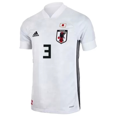 Mujer Selección de fútbol de Japón Camiseta Sei Muroya #3 2ª Equipación Blanco 2021 Chile