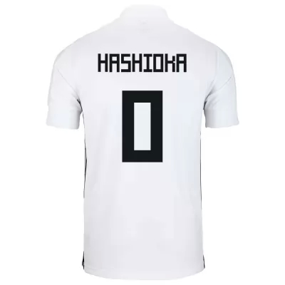 Mujer Selección de fútbol de Japón Camiseta Daiki Hashioka #0 2ª Equipación Blanco 2021 Chile