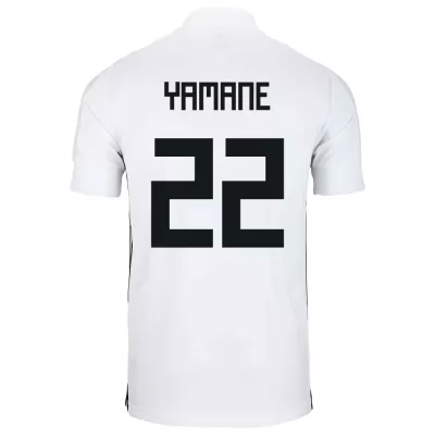 Mujer Selección de fútbol de Japón Camiseta Miki Yamane #22 2ª Equipación Blanco 2021 Chile