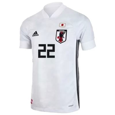 Mujer Selección de fútbol de Japón Camiseta Miki Yamane #22 2ª Equipación Blanco 2021 Chile