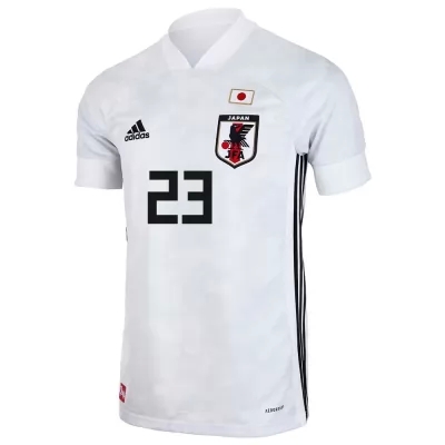 Mujer Selección de fútbol de Japón Camiseta Daniel Schmidt #23 2ª Equipación Blanco 2021 Chile