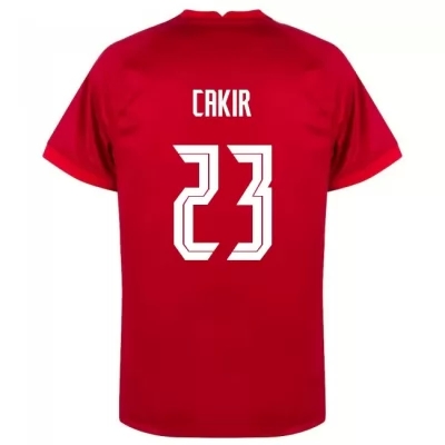 Mujer Selección de fútbol de Turquía Camiseta Ugurcan Cakir #23 2ª Equipación Rojo 2021 Chile