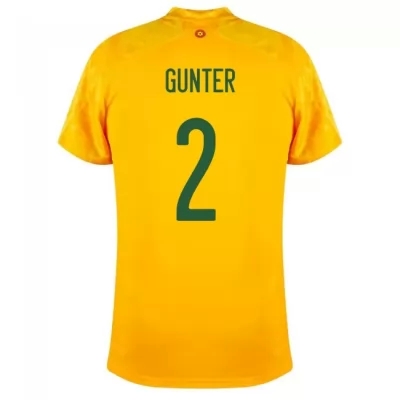 Mujer Selección de fútbol de Gales Camiseta Chris Gunter #2 2ª Equipación Amarillo 2021 Chile