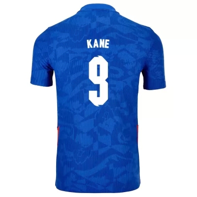 Hombre Selección de fútbol de Inglaterra Camiseta Harry Kane #9 2ª Equipación Azul 2021 Chile