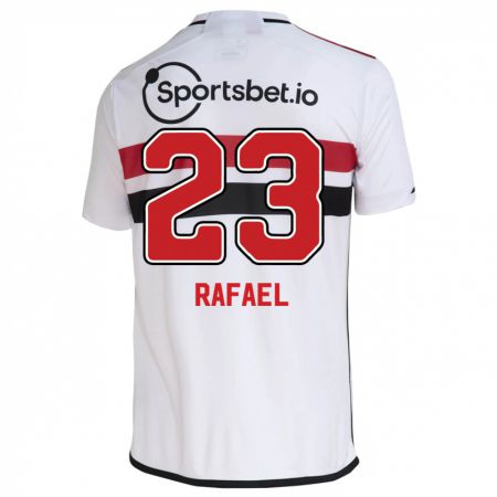 Kandiny Niño Camiseta Rafael #23 Blanco 1ª Equipación 2023/24 La Camisa Chile