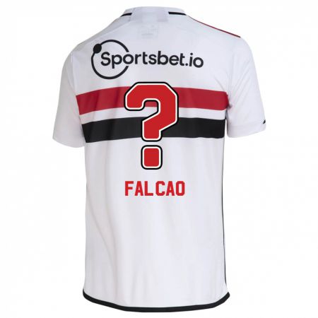 Kandiny Niño Camiseta Gabriel Falcão #0 Blanco 1ª Equipación 2023/24 La Camisa Chile
