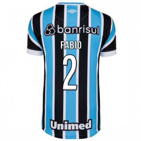 Kandiny Niño Camiseta Fábio #2 Azul 1ª Equipación 2023/24 La Camisa Chile