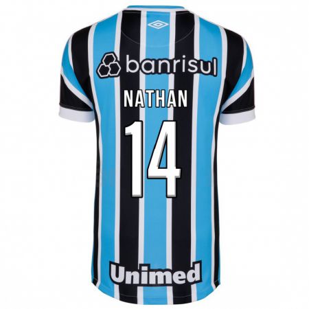 Kandiny Niño Camiseta Nathan #14 Azul 1ª Equipación 2023/24 La Camisa Chile