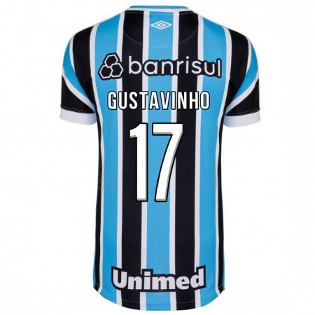 Kandiny Niño Camiseta Gustavinho #17 Azul 1ª Equipación 2023/24 La Camisa Chile