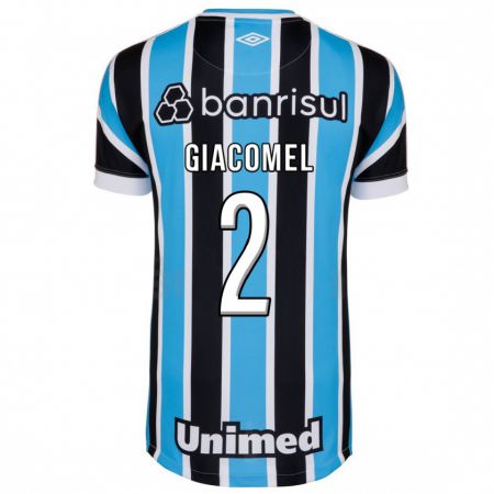 Kandiny Niño Camiseta Laís Giacomel #2 Azul 1ª Equipación 2023/24 La Camisa Chile