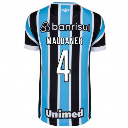 Kandiny Niño Camiseta Pati Maldaner #4 Azul 1ª Equipación 2023/24 La Camisa Chile