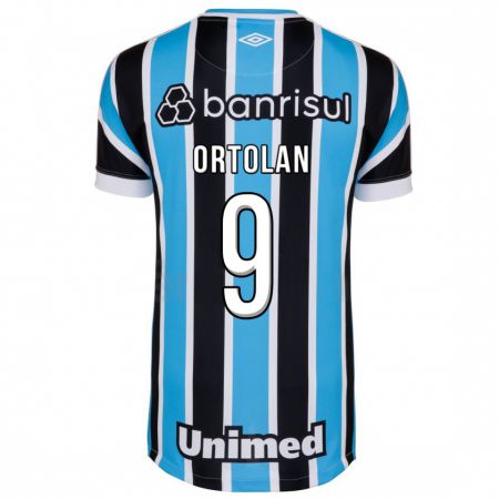 Kandiny Niño Camiseta Dani Ortolan #9 Azul 1ª Equipación 2023/24 La Camisa Chile