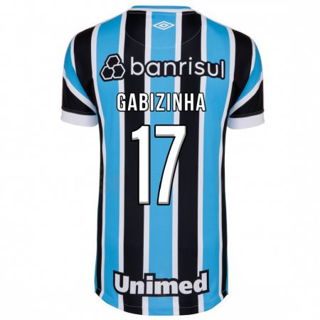 Kandiny Niño Camiseta Gabizinha #17 Azul 1ª Equipación 2023/24 La Camisa Chile
