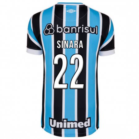 Kandiny Niño Camiseta Sinara #22 Azul 1ª Equipación 2023/24 La Camisa Chile