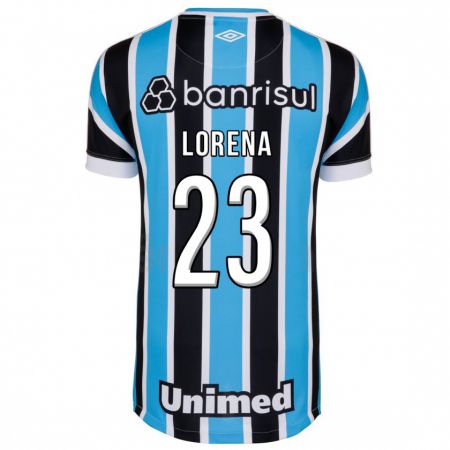 Kandiny Niño Camiseta Lorena #23 Azul 1ª Equipación 2023/24 La Camisa Chile