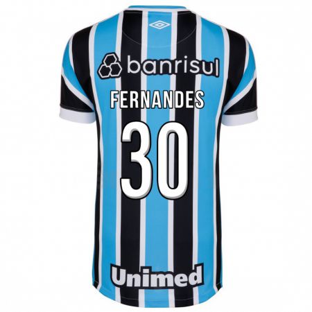 Kandiny Niño Camiseta Raquel Fernandes #30 Azul 1ª Equipación 2023/24 La Camisa Chile
