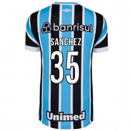 Kandiny Niño Camiseta Lari Sanchez #35 Azul 1ª Equipación 2023/24 La Camisa Chile