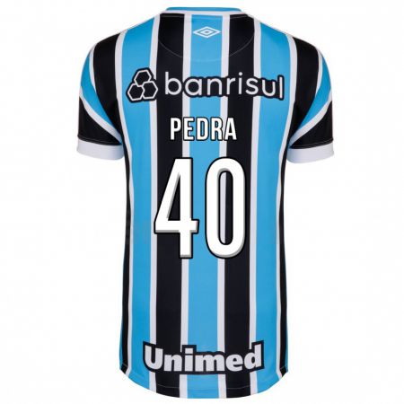Kandiny Niño Camiseta Duda Pedra #40 Azul 1ª Equipación 2023/24 La Camisa Chile