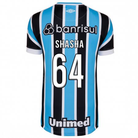 Kandiny Niño Camiseta Shashá #64 Azul 1ª Equipación 2023/24 La Camisa Chile