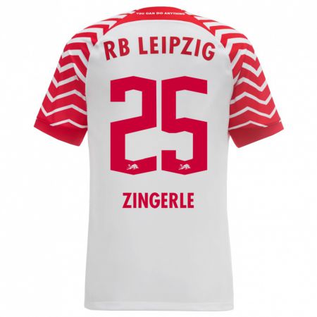 Kandiny Niño Camiseta Leopold Zingerle #25 Blanco 1ª Equipación 2023/24 La Camisa Chile