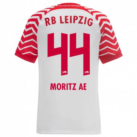 Kandiny Niño Camiseta Moritz Aé #44 Blanco 1ª Equipación 2023/24 La Camisa Chile