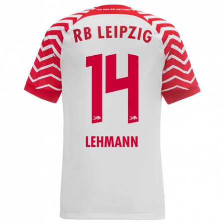 Kandiny Niño Camiseta Noah Lehmann #14 Blanco 1ª Equipación 2023/24 La Camisa Chile