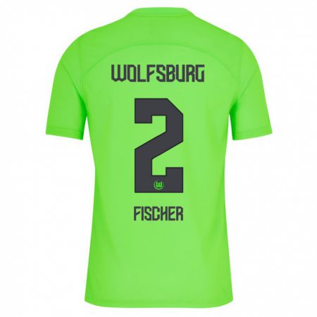 Kandiny Niño Camiseta Kilian Fischer #2 Verde 1ª Equipación 2023/24 La Camisa Chile