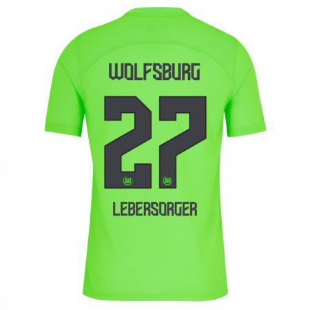 Kandiny Niño Camiseta Kevin Lebersorger #27 Verde 1ª Equipación 2023/24 La Camisa Chile