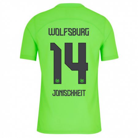Kandiny Niño Camiseta Jamal Jonischkeit #14 Verde 1ª Equipación 2023/24 La Camisa Chile