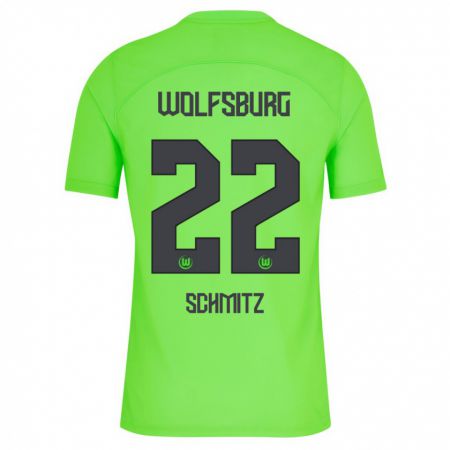 Kandiny Niño Camiseta Lisa Schmitz #22 Verde 1ª Equipación 2023/24 La Camisa Chile