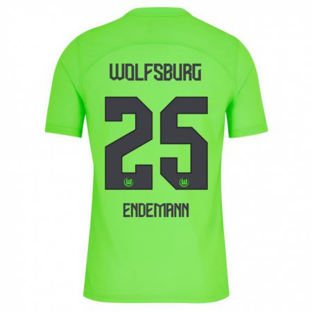 Kandiny Niño Camiseta Vivien Endemann #25 Verde 1ª Equipación 2023/24 La Camisa Chile
