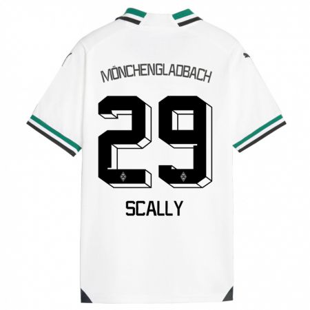 Kandiny Niño Camiseta Joe Scally #29 Blanco Verde 1ª Equipación 2023/24 La Camisa Chile