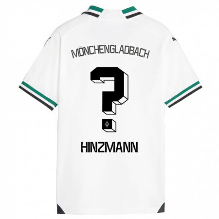 Kandiny Niño Camiseta Sinan Hinzmann #0 Blanco Verde 1ª Equipación 2023/24 La Camisa Chile