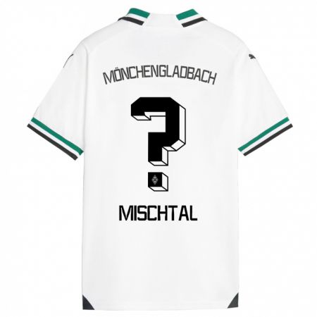 Kandiny Niño Camiseta Kilian Mischtal #0 Blanco Verde 1ª Equipación 2023/24 La Camisa Chile