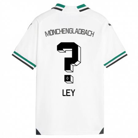 Kandiny Niño Camiseta Marlon Ley #0 Blanco Verde 1ª Equipación 2023/24 La Camisa Chile
