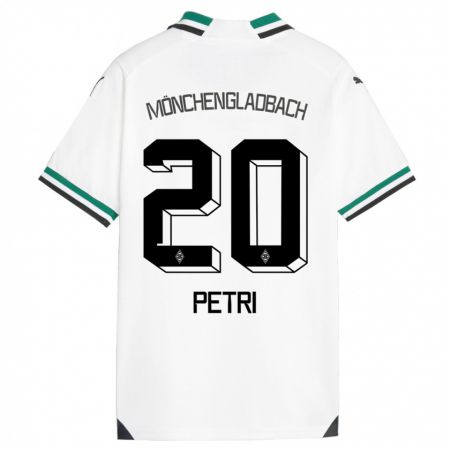 Kandiny Niño Camiseta Paula Petri #20 Blanco Verde 1ª Equipación 2023/24 La Camisa Chile