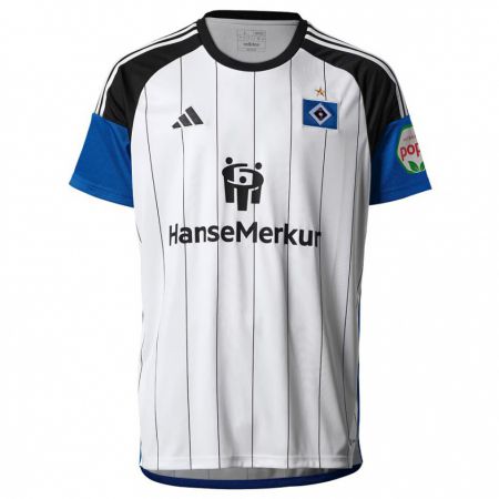 Kandiny Niño Camiseta Samed Uysal #16 Blanco 1ª Equipación 2023/24 La Camisa Chile