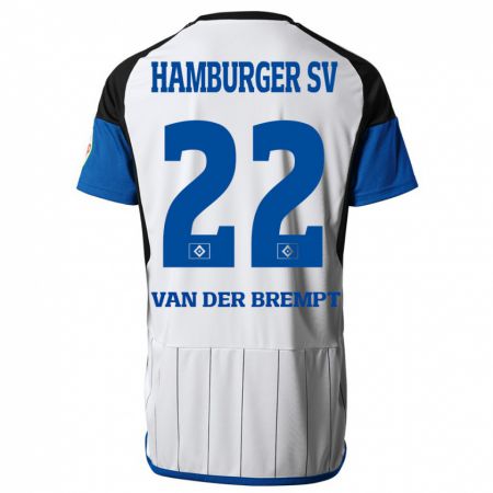 Kandiny Niño Camiseta Ignace Van Der Brempt #22 Blanco 1ª Equipación 2023/24 La Camisa Chile