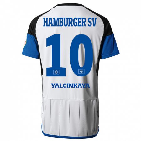 Kandiny Niño Camiseta Bilal Yalcinkaya #10 Blanco 1ª Equipación 2023/24 La Camisa Chile