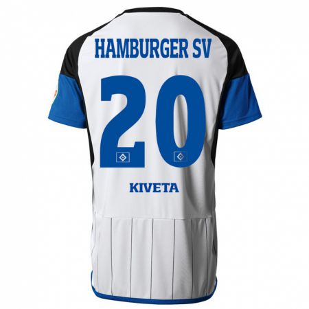 Kandiny Niño Camiseta Glory Kiveta #20 Blanco 1ª Equipación 2023/24 La Camisa Chile