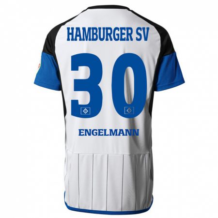Kandiny Niño Camiseta Timon Engelmann #30 Blanco 1ª Equipación 2023/24 La Camisa Chile