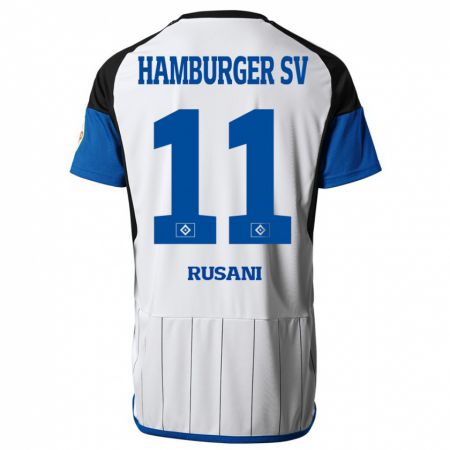 Kandiny Niño Camiseta Yasin Rusani #11 Blanco 1ª Equipación 2023/24 La Camisa Chile