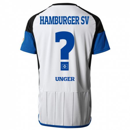 Kandiny Niño Camiseta Paul Luca Unger #0 Blanco 1ª Equipación 2023/24 La Camisa Chile