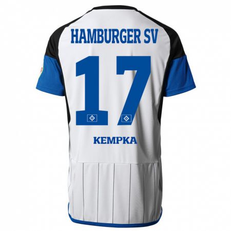 Kandiny Niño Camiseta Sylvana Kempka #17 Blanco 1ª Equipación 2023/24 La Camisa Chile